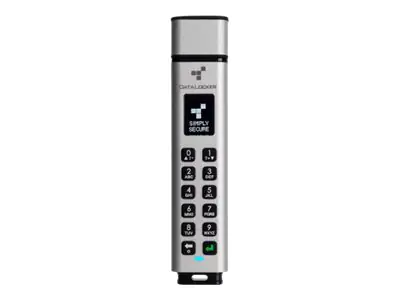 DataLocker Sentry K350 - USB-Flash-Laufwerk - verschlüsselt - 128 GB - USB 3.2 Gen 1 - FIPS 140-2 Level 3 - TAA-konform