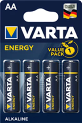 Varta Energy AA - Einwegbatterie - AA - Alkali - 1,5 V - 4 Stück(e) - 50,5 mm