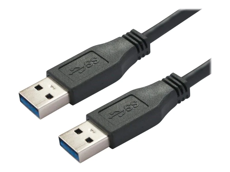 Bachmann - USB-Kabel - USB Typ A (M) zu USB Typ A (M) - USB 3.0 - 2 m - Schwarz