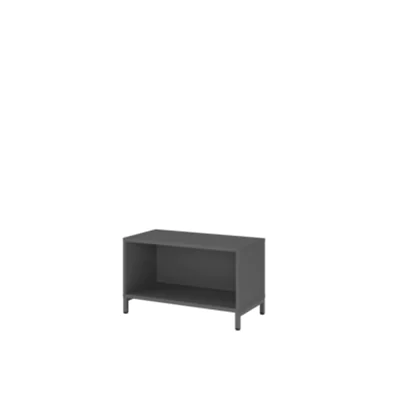 Hammerbacher Regal FlexWall 800 x 476 x 400 mm (B x H x T) 28kg Holz graphit