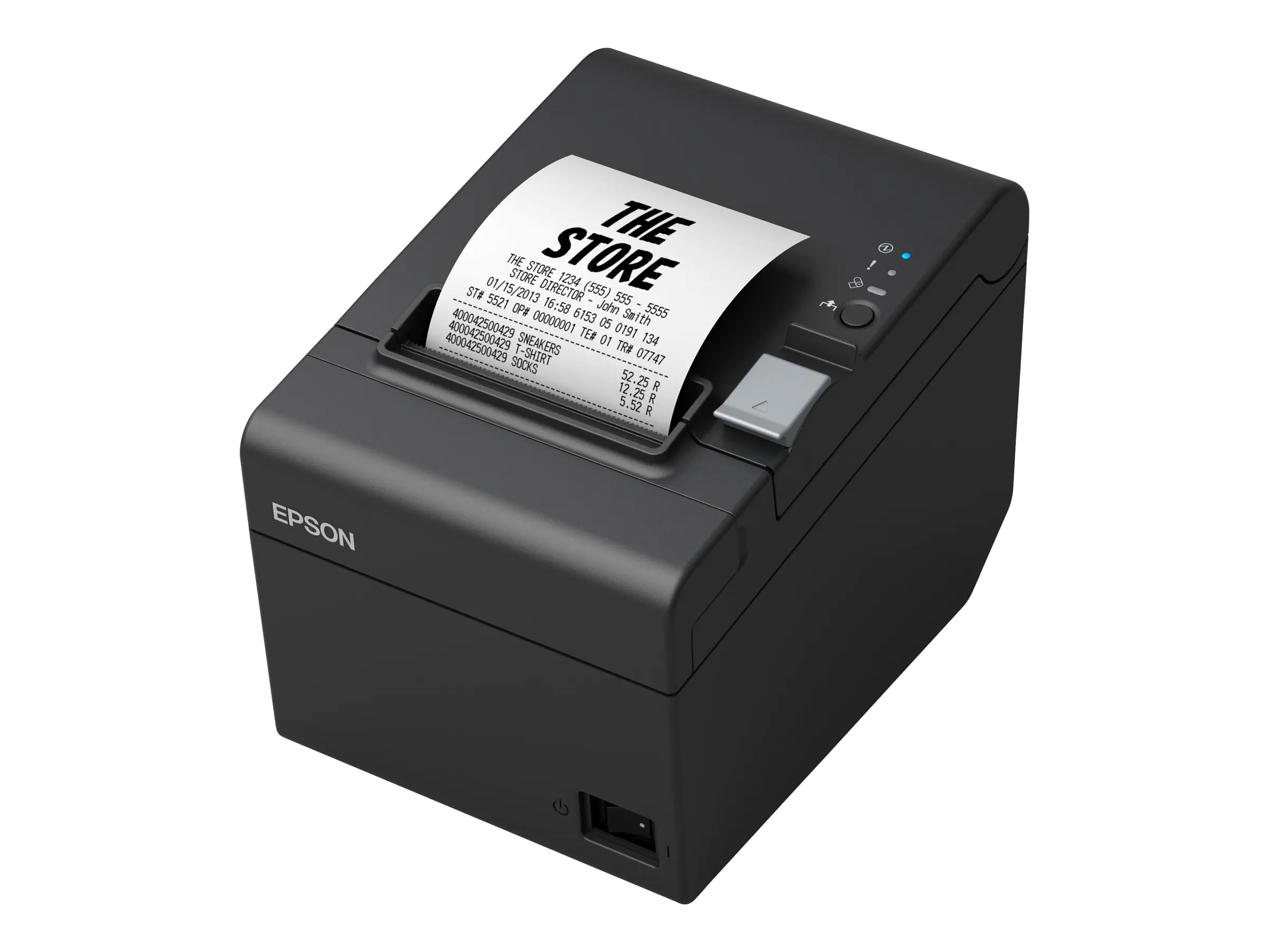 Epson TM T20III - Belegdrucker - Thermozeile - Rolle (7,95 cm) - 203 x 203 dpi - bis zu 250 mm/Sek. - USB 2.0, seriell - cutter - Schwarz