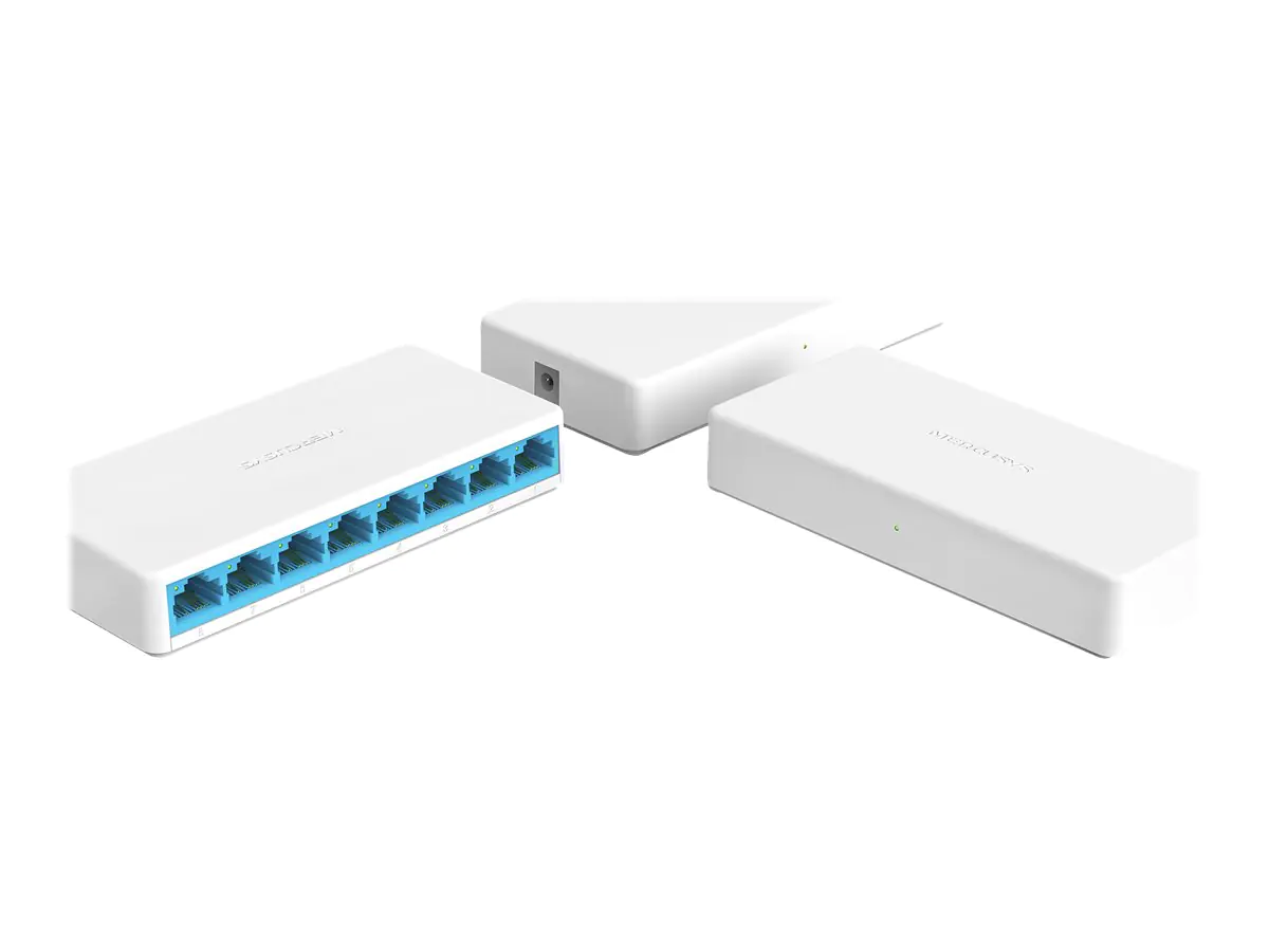 TP-LINK Mercusys MS108 - Switch - unmanaged - 8 x 10/100