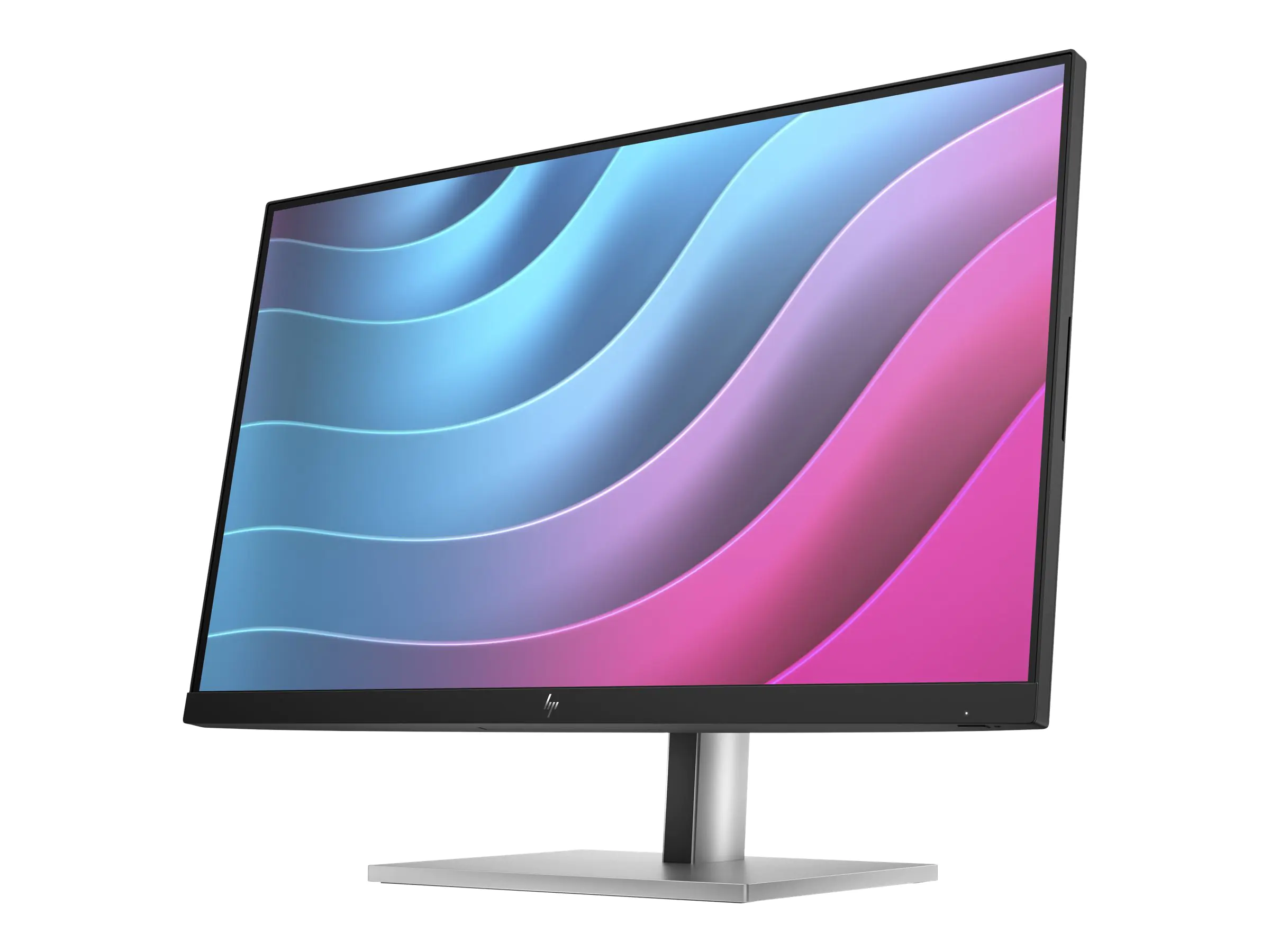 HP E24 G5 - E-Series - LED-Monitor - 60.5 cm (23.8") - 1920 x 1080 Full HD (1080p) @ 75 Hz - IPS - 250 cd/m² - 1000:1 - 5 ms - HDMI, DisplayPort - schwarzer Kopf, Schwarz und Silber (Ständer)