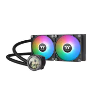 Thermaltake TH240 V2 Ultra ARGB Sync - Prozessor-Flüssigkeitskühlsystem - Kühlergröße: 240 mm - (für: LGA1156, AM2, AM2+, AM3, LGA1155, AM3+, LGA2011, FM1, FM2, LGA1150, LGA2011-3, LGA1151, AM4, LGA2066, LGA1200, LGA1700, AM5) - Kupfer - 120 mm - Schwarz