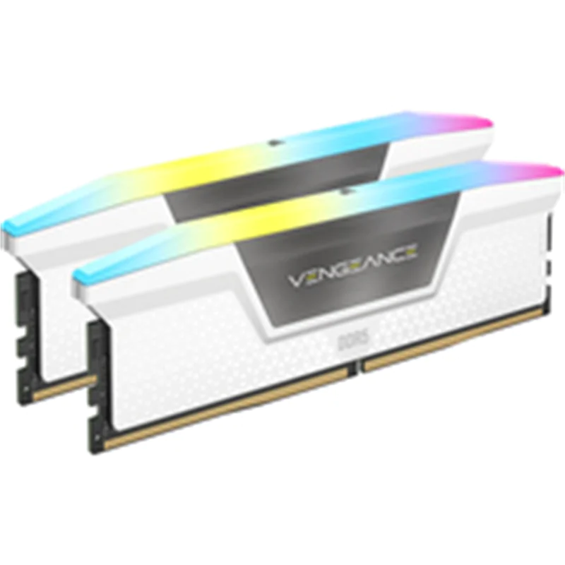 Corsair Vengeance RGB , 32 GB, 2 x 16 GB, DDR5, 6000 MHz, 288-pin DIMM, Weiß CMH32GX5M2E6000C36W