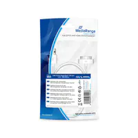 MEDIARANGE MRCS181 - 1 m - USB A - USB 2.0 - Weiß