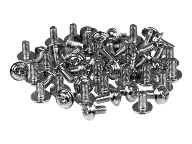 StarTech.com PC-Schrauben M3 x 1/4 Zoll - Langer Abstandshalter - 50er Packung - Computerschrauben - Schrauben-Kit - 6.3 mm (Packung mit 50) SCREWM3