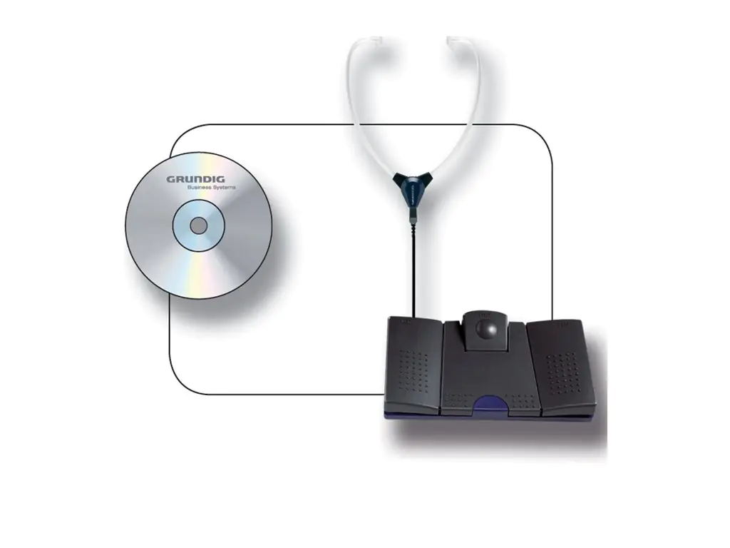 Grundig Stenorette St 3211 Set - Transkriptionsgerät für Stenokassetten