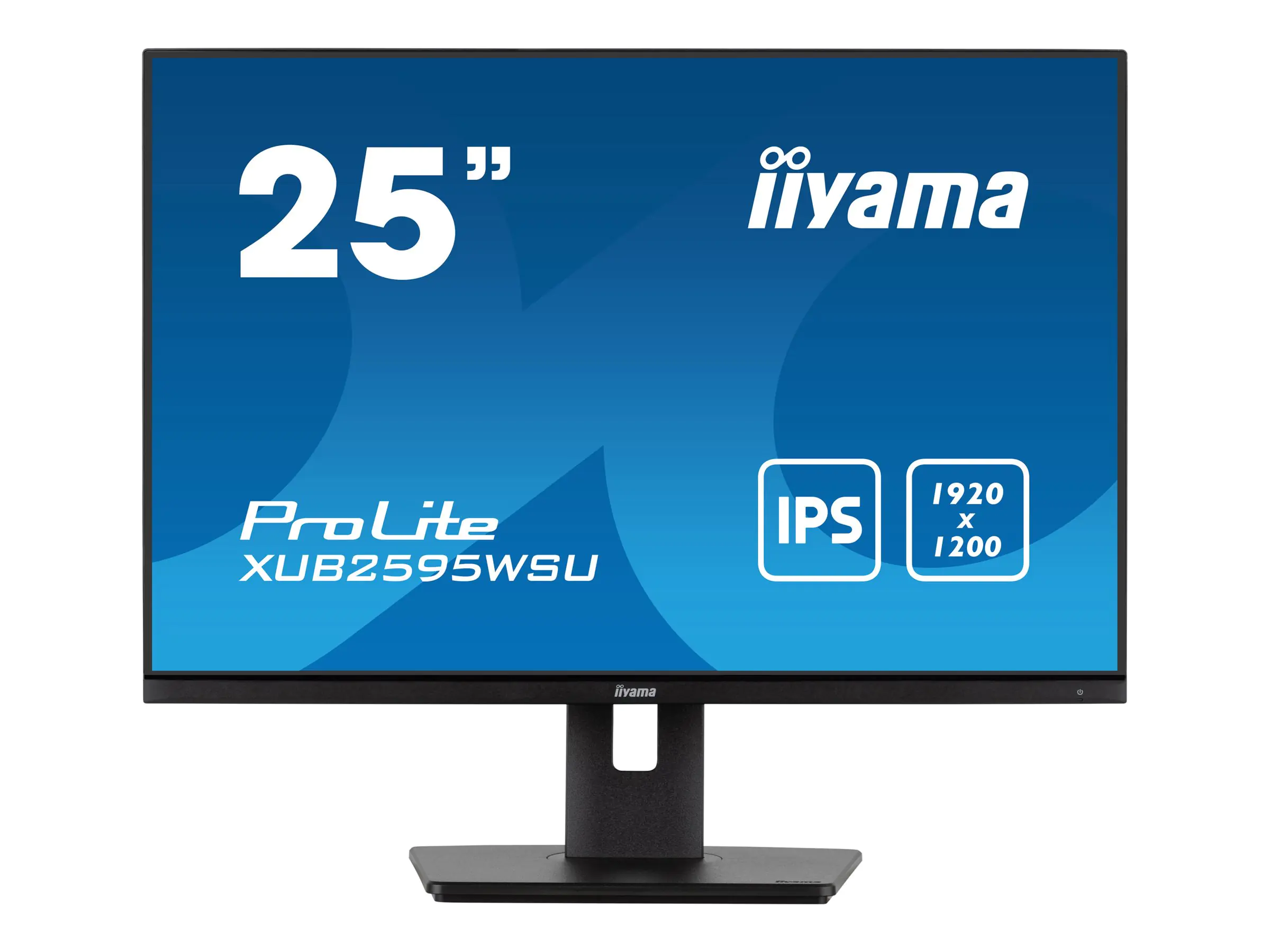 iiyama ProLite XUB2595WSU-B5 - LED-Monitor - 63.36 cm (25") - 1920 x 1200 WUXGA - IPS - 300 cd/m² - 1000:1 - 4 ms - HDMI, VGA, DisplayPort - Lautsprecher - Schwarz, Matte