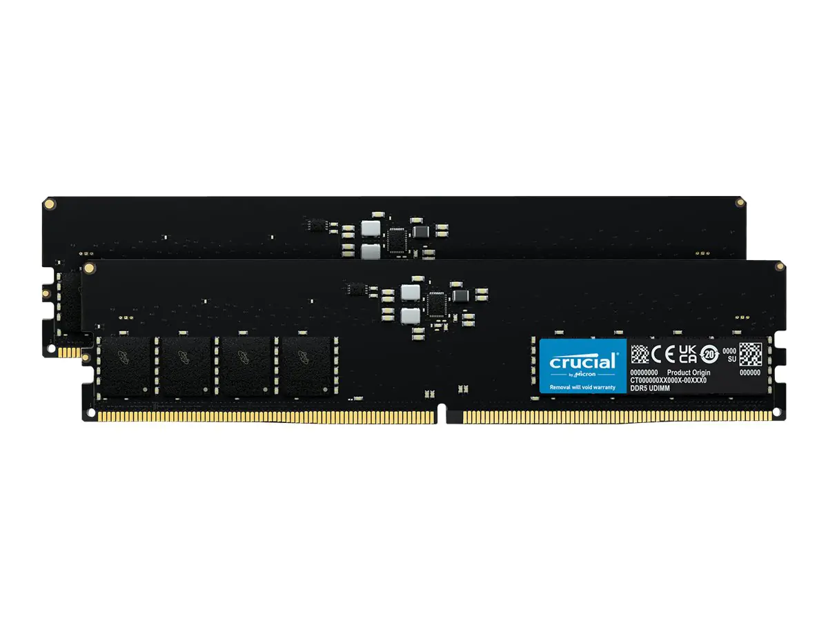 Crucial DDR5 - Kit - 64 GB: 2 x 32 GB - DIMM CT2K32G56C46U5