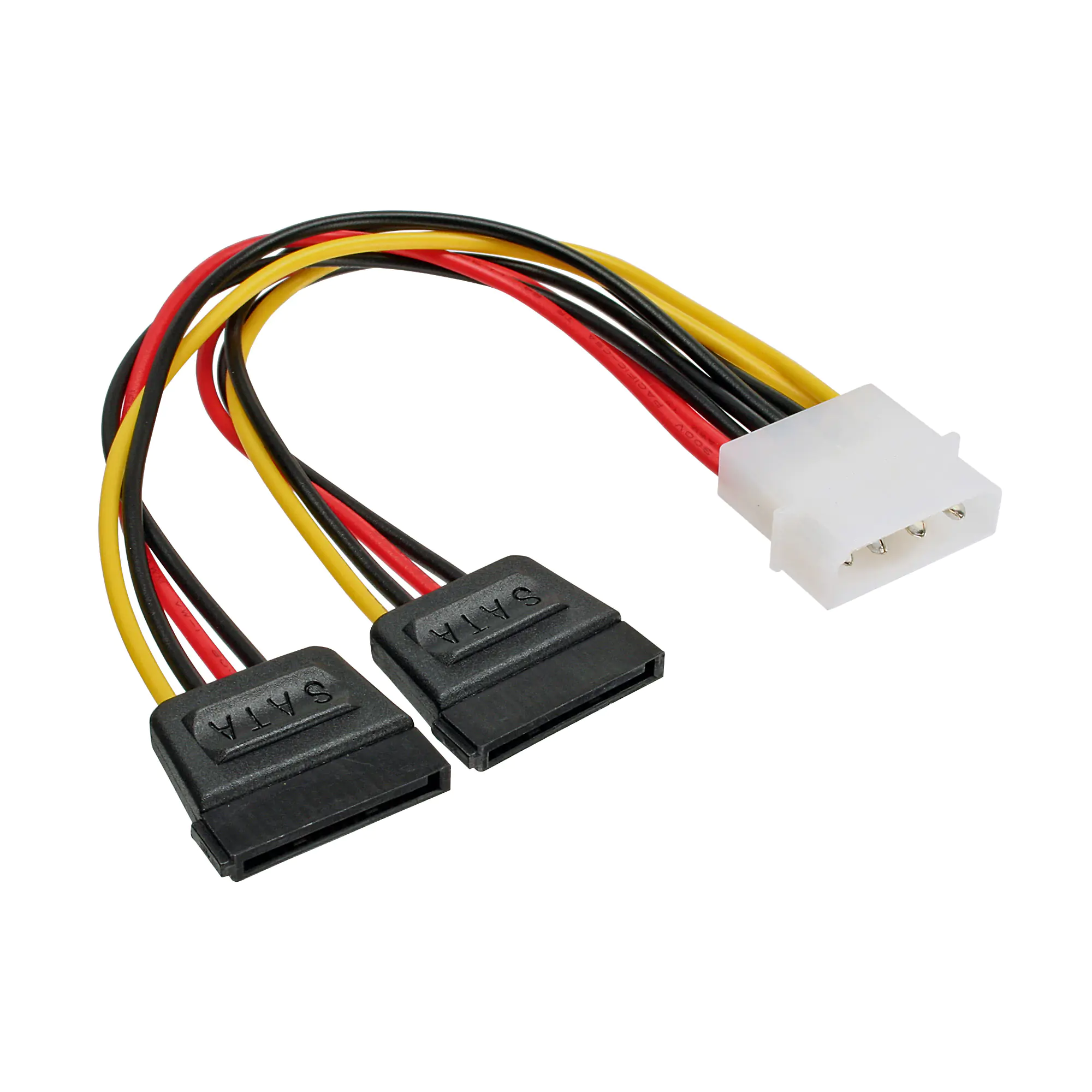 InLine Y-cable - Netzteil - SATA-Stromstecker zu interne Stromversorgung, 4-polig - 20 cm