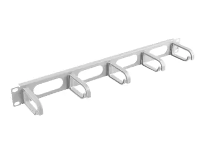 Lanberg Type B - Kabelführungsplatte für Schaltschrank - RAL 7035 - 1U - 48.3 cm (19") AK-1205-S