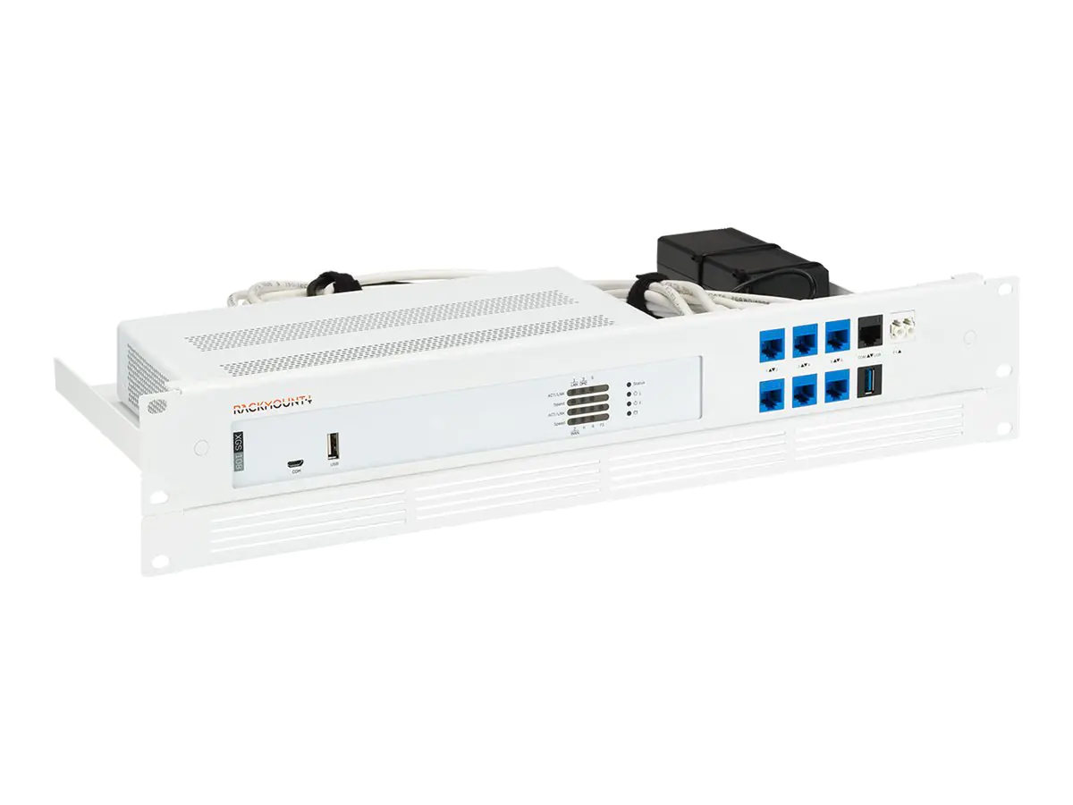Rackmount.IT RM-SR-T15 - Montagesatz für Netzwerkgeräte - Rack montierbar - Signal White -