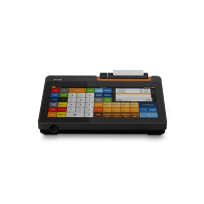 primasello Registrierkasse X140s 29,4 x 10,7 x 30,3 cm (B x H x T) 98 Bediener 100 Warengruppen schwarz