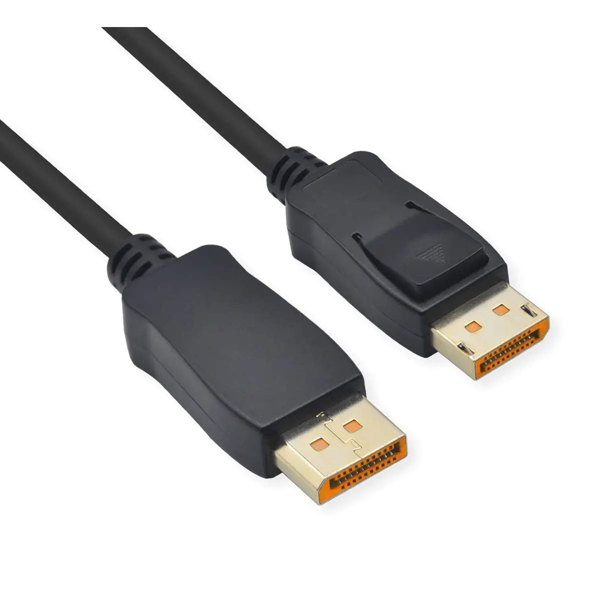 Roline - DisplayPort-Kabel - DisplayPort (M) zu DisplayPort (M) - DisplayPort 2.1 - 3 m - unterstützt 4K 120 Hz (3840 x 2160), unterstützt 10K 60 Hz (10.240 x 4320) - Schwarz
