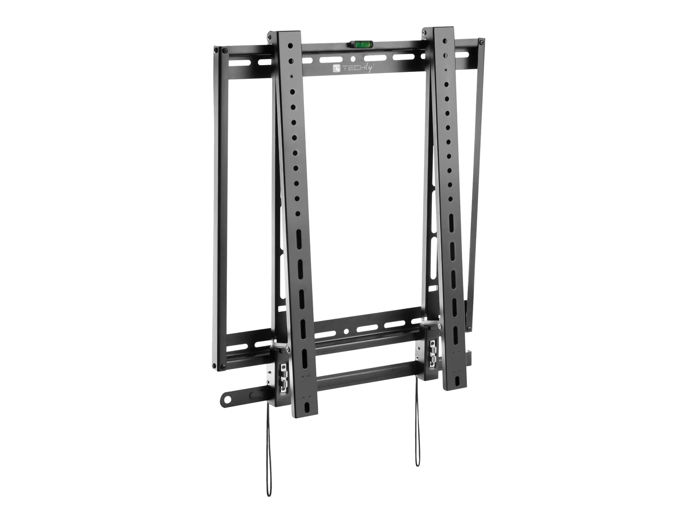 TECHly - Befestigungskit (Wandmontage) - im Hochformat fixiert - für LCD-Display - verriegelbar - Schwarz - Bildschirmgröße: 114.3-177.8 cm (45"-70")