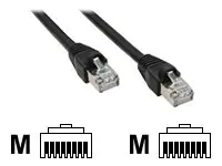 InLine - Crossover-Kabel - RJ-45 (M) zu RJ-45 (M) - 2 m - SFTP - CAT 6 - Schwarz
