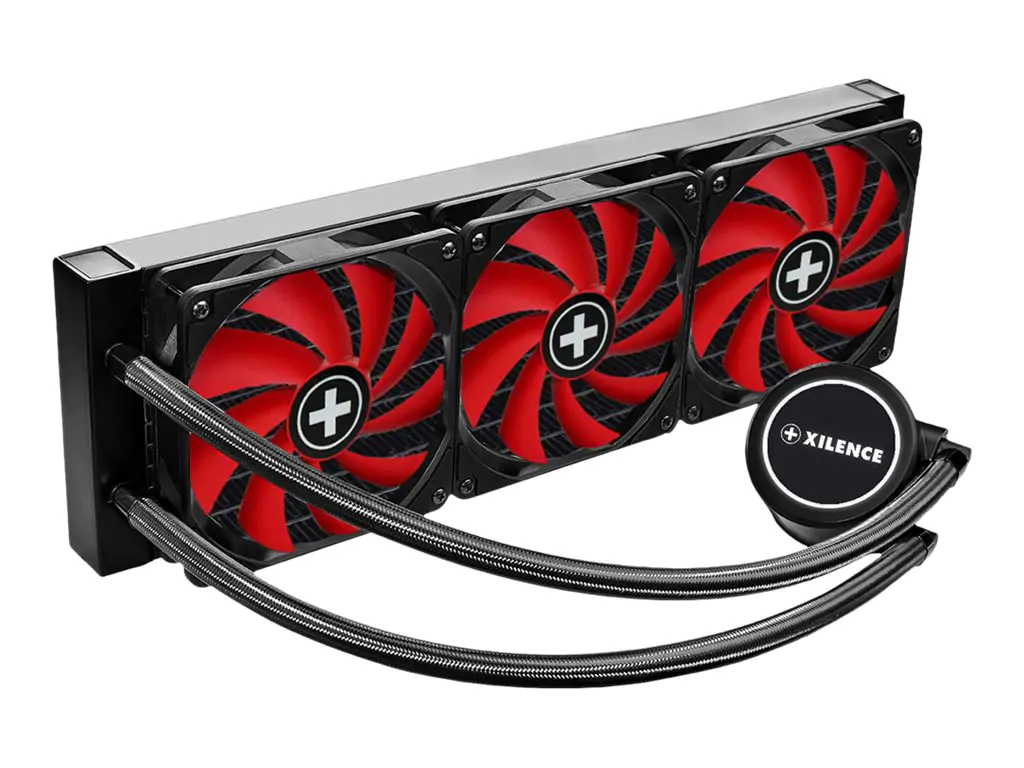 Xilence Performance A+ Series LiQuRizer LQ360 - Prozessor-Flüssigkeitskühlsystem - (für: LGA1156, AM2, AM2+, LGA1366, AM3, LGA1155, AM3+, LGA2011, FM1, FM2, LGA1150, FM2+, LGA1151, AM4, LGA2066, TR4, LGA1200) - Kupfer - 120 mm