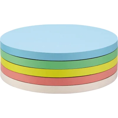 magnetoplan Moderationskarte 111151710 rund 140mm sort. 500St.