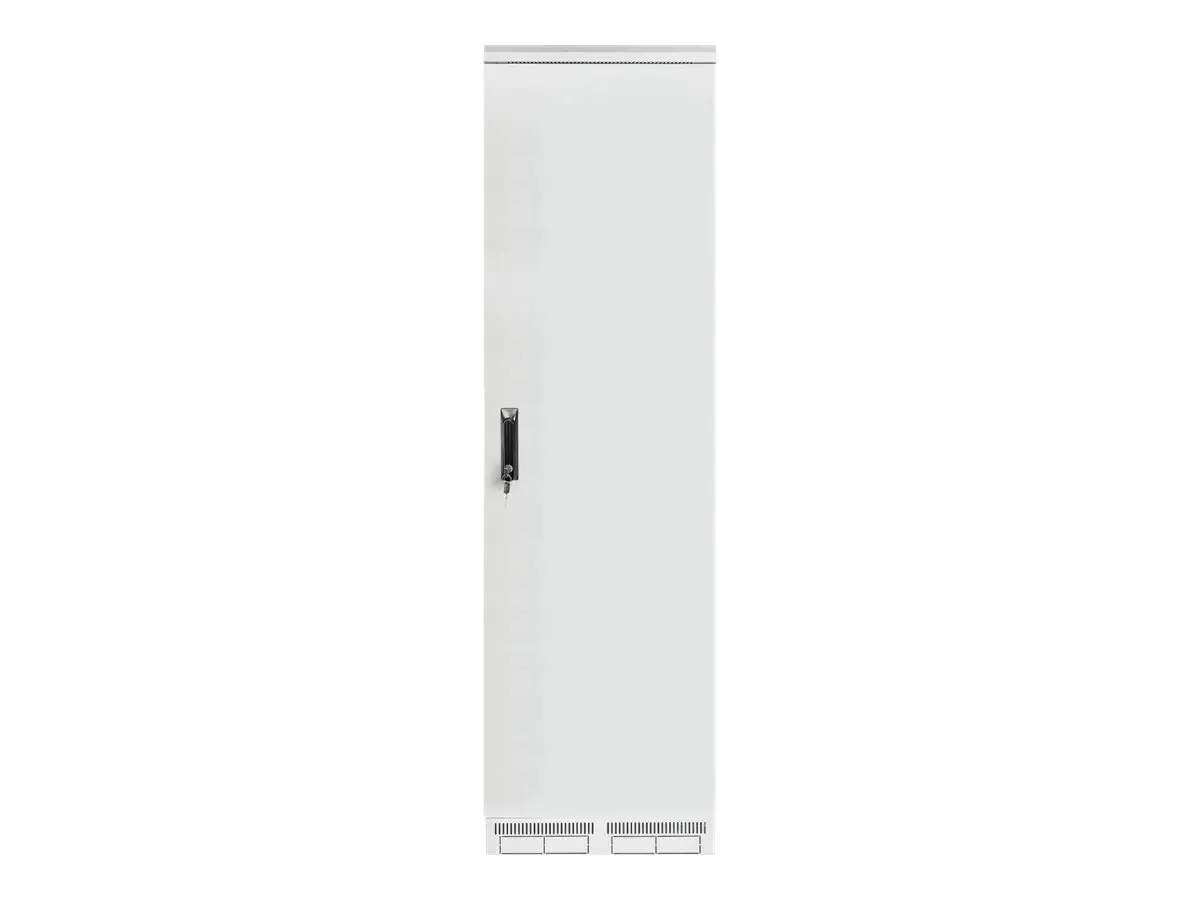Intellinet - Schrank Netzwerkschrank - IP55, mit integrierte Lüfter - Hellgrau, RAL 7035 - 42HE - 48.3 cm (19")