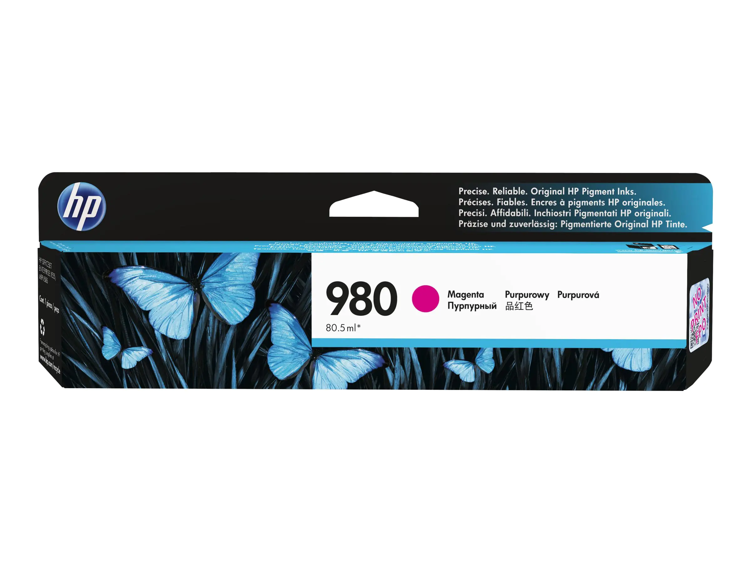HP 980 - 86.5 ml - Magenta - original - Tintenpatrone D8J08A