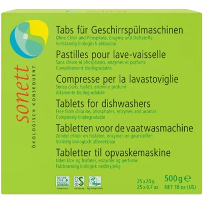 sonett Spülmaschinentabs 25 x 20 g/Pack.