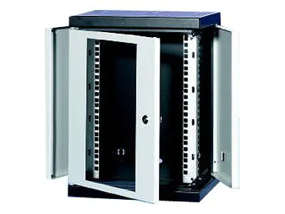 Schroff epcase - Gehäuse - geeignet für Wandmontage - 8U - 25.4 cm (10")