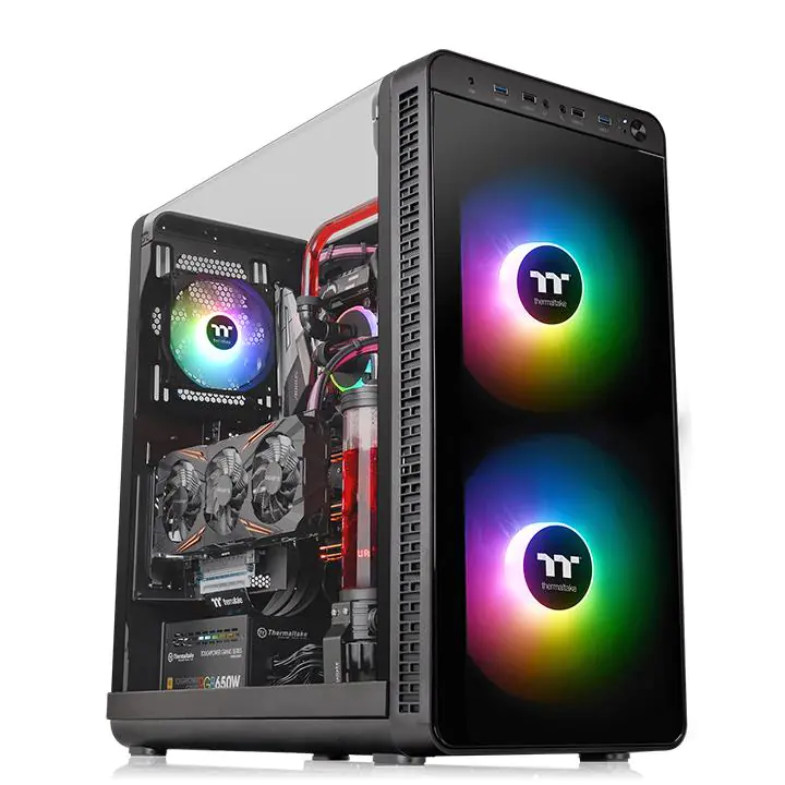 Thermaltake View 37 - ARGB Edition - Midi Tower - Erweitertes ATX - ohne Netzteil (PS/2)