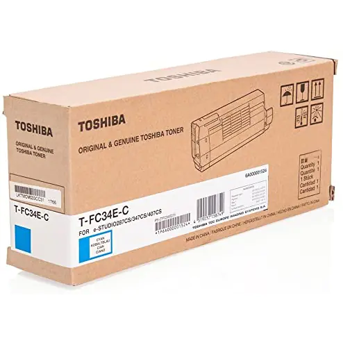 Toshiba TFC34EC - Cyan - Original - Tonerpatrone - für e-STUDIO 287CS, 347CS, 407CS
