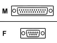 Roline - Kabel seriell - DB-9 (W) zu DB-25 (M) - 1.8 m