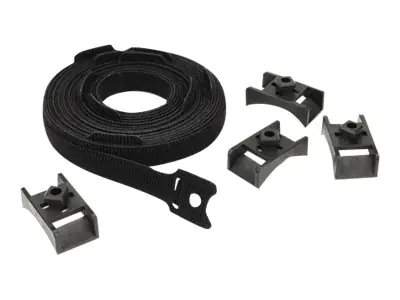 APC - Kabelschleife für Kabel-Organizer - Schwarz - TAA-konform (Packung mit 10) - für P/N: SMTL1000RMI2UC, SMX1000C, SMX1500RM2UC, SMX1500RM2UCNC, SMX750C, SMX750CNC