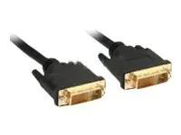 InLine Premium - DVI-Kabel - Dual Link - DVI-D (M) zu DVI-D (M) - 3 m - Schwarz