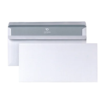 POSTHORN Briefumschlag DIN lang 220 x 110 mm (B x H) ohne Fenster 75g/m² mit Selbstklebung Papier weiß 1.000 St./Pack.