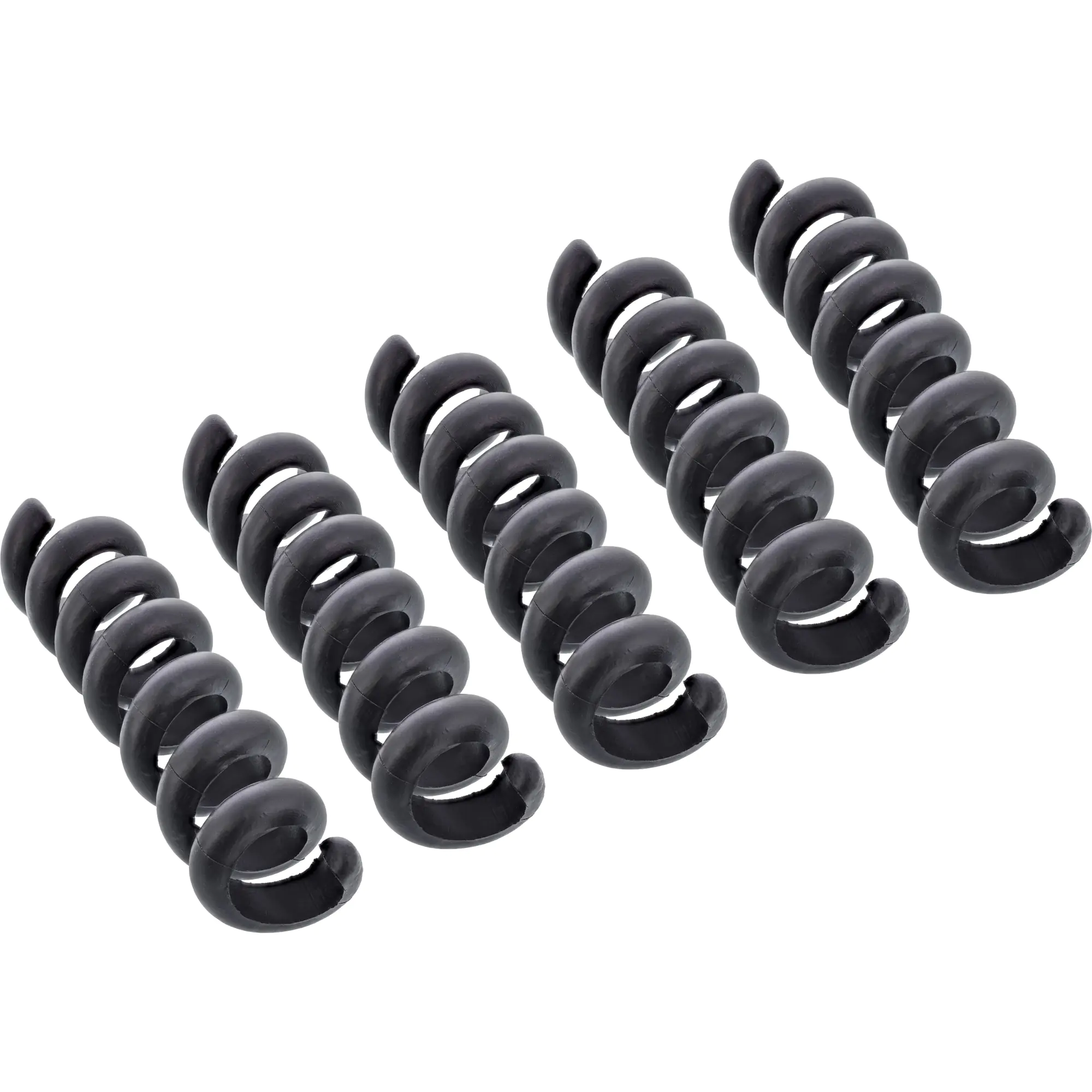 InLine 5er Pack Kabelspirale - Kabelmanager 1-fach - 65x30mm - schwarz