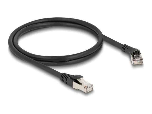 Delock Patch-Kabel - RJ-45 (M) nach rechts abgewinkelt zu RJ-45 (M)