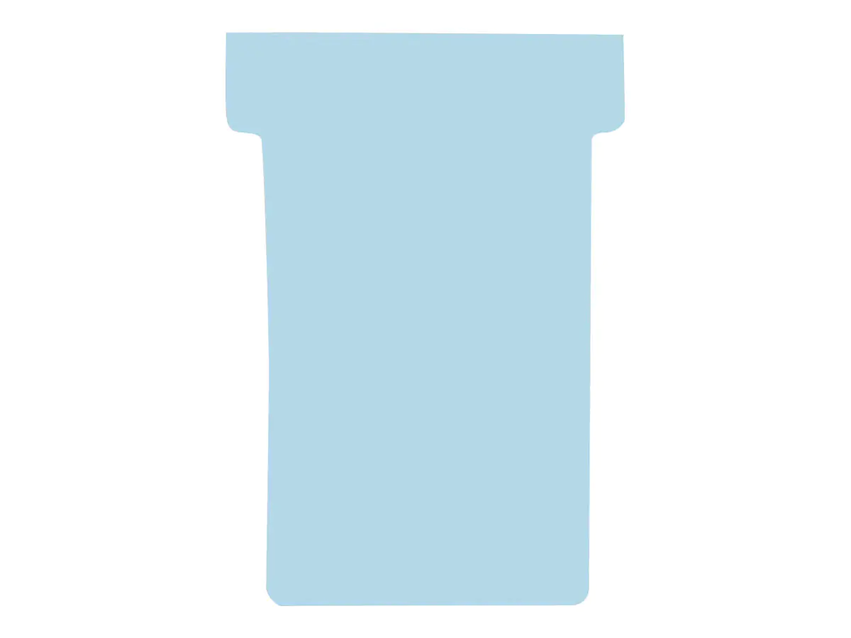 Franken GmbH FRANKEN - T-Karte - 5.9 x 8.2 cm - Größe 2 - Hellblau (Packung mit 100) TK218
