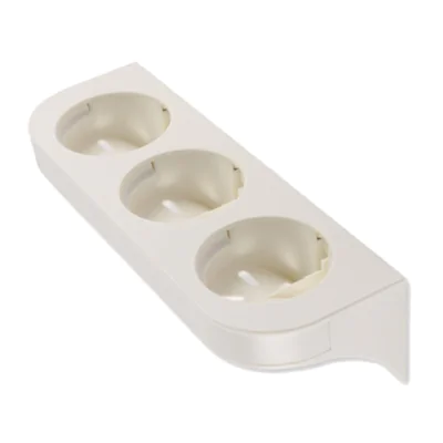 HYGOSTAR Wandhalterung 3 Flaschenhalter Kunststoff weiß