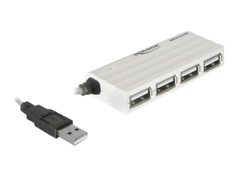 DeLock HUB USB 2.0 - Hub - 4 x USB 2.0 - Desktop