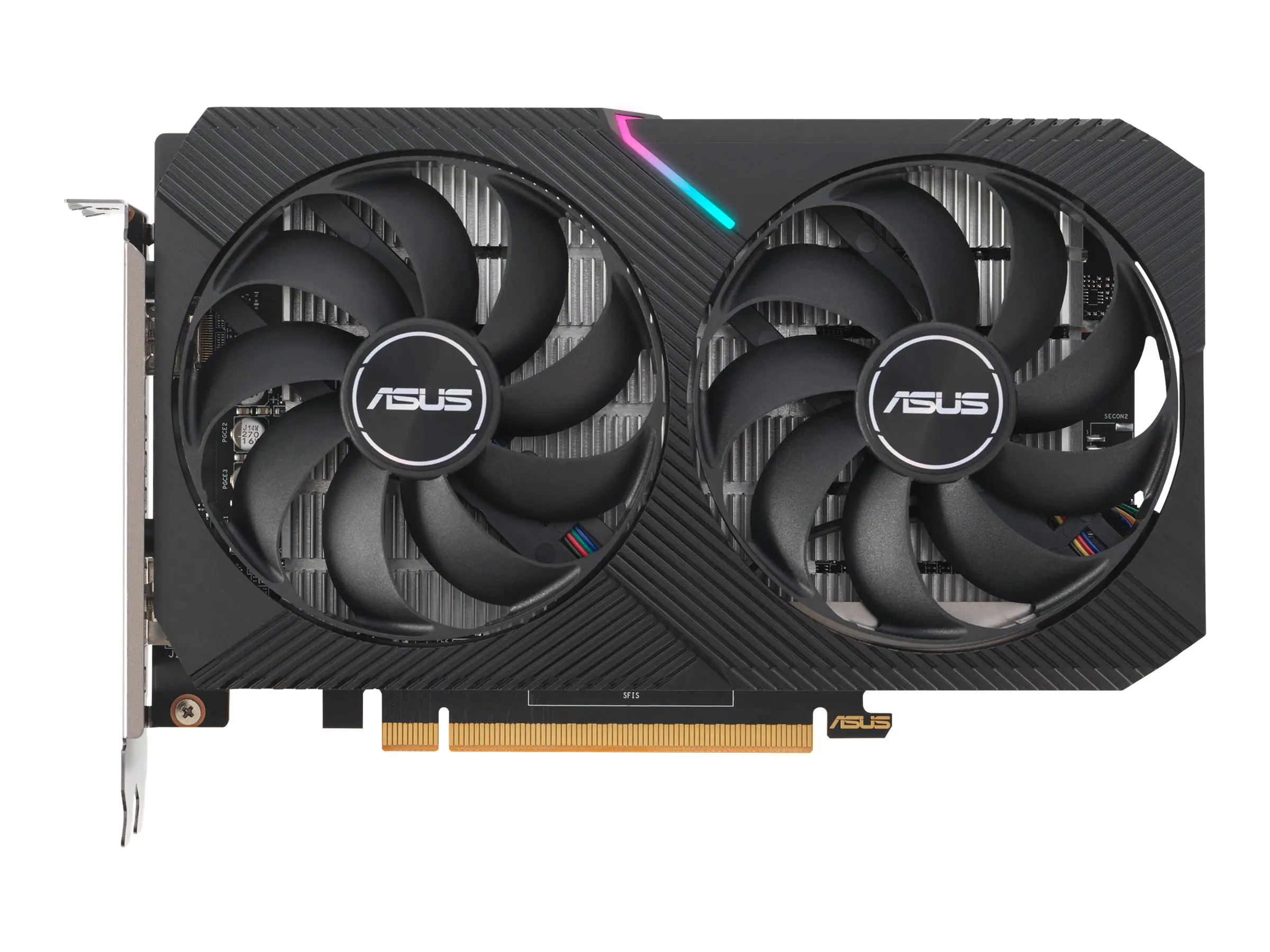 ASUS Dual Radeon RX 6400 - Grafikkarten - Radeon RX 6400 - 4 GB GDDR6 - PCIe 4.0 - HDMI, DisplayPort