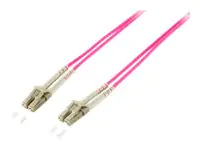 equip Pro - Patch-Kabel - LC Multi-Mode (M) bis LC Multi-Mode (M) - 20 m - Glasfaser - Duplex - 50/125 Mikrometer - OM4 - halogenfrei - violett