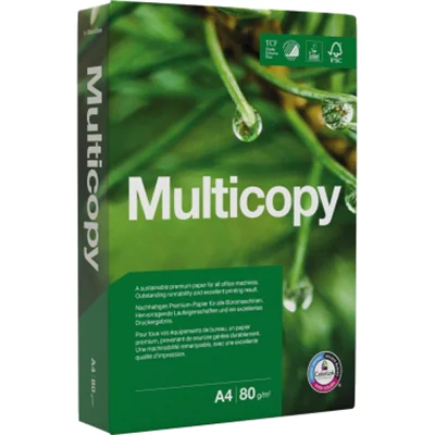 Papyrus Multicopy, A4 (210x297 mm), 500 Blätter, 80 g/m², Weiß, Forest Stewardship Council (FSC) 88046505