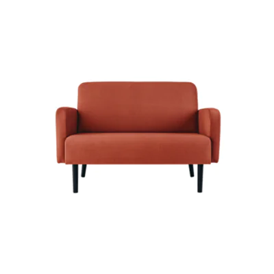 PAPERFLOW Sofa LISBOA 2Sitzer Stoff sw/rs LC2PT.01.27