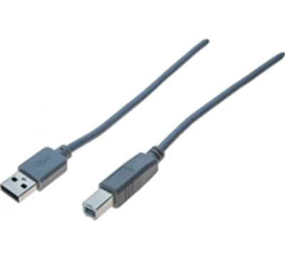 exertis Connect - USB-Kabel - USB (M) zu USB Typ B (M) - USB 2.0 - 60 cm - Grau