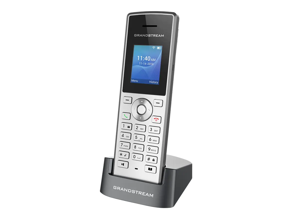 Grandstream WP810 - Schnurloses VoIP-Telefon - IEEE 802.11a/b/g/n/ac (Wi-Fi) - dreiweg Anruffunktion - SIP, RTCP, RTP, SRTP - 2-Leitungsbebetrieb - 2 Leitungen