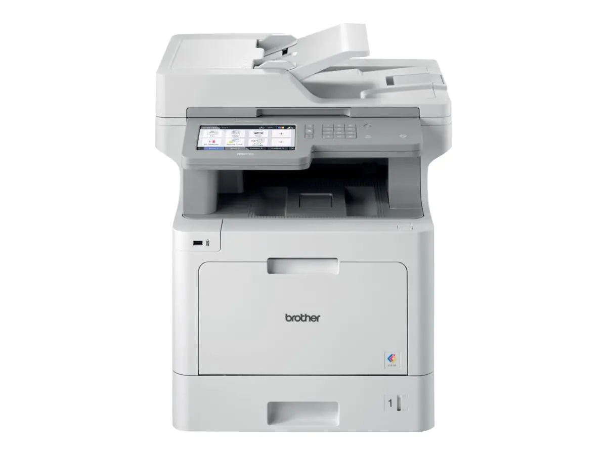 Brother MFC-L9570CDW - Multifunktionsdrucker - Farbe - Laser - A4/Legal (Medien) - bis zu 31 Seiten/Min. (Drucken) - 300 Blatt - 33.6 Kbps - USB 2.0, Gigabit LAN, Wi-Fi(n), USB-Host, NFC mit Brother PRINT AirBag für 400.000 Seiten