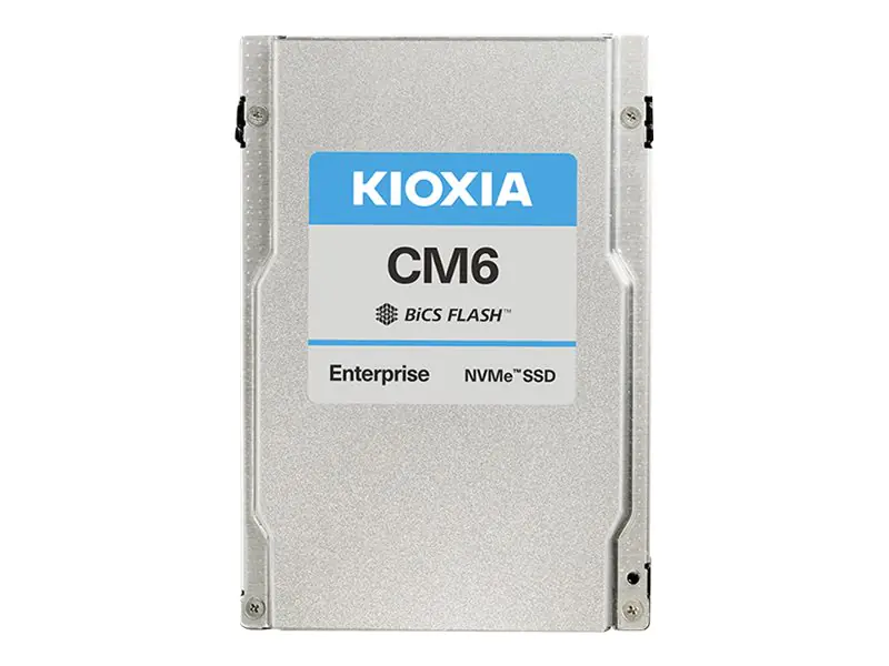 KIOXIA CM6-V Series KCM61VUL6T40 - SSD - Enterprise, Mixed Use - 6400 GB - intern - 2.5" (6.4 cm) - U.3 PCIe 4.0 (NVMe)