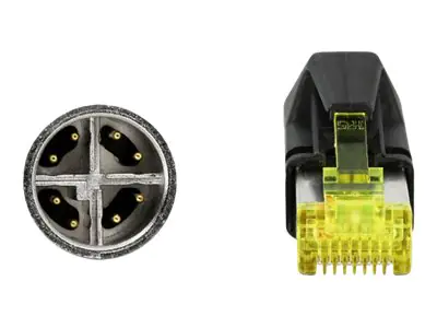 Delock Netzwerkkabel - 8 pin M12-X (M) zu RJ-45 (M)