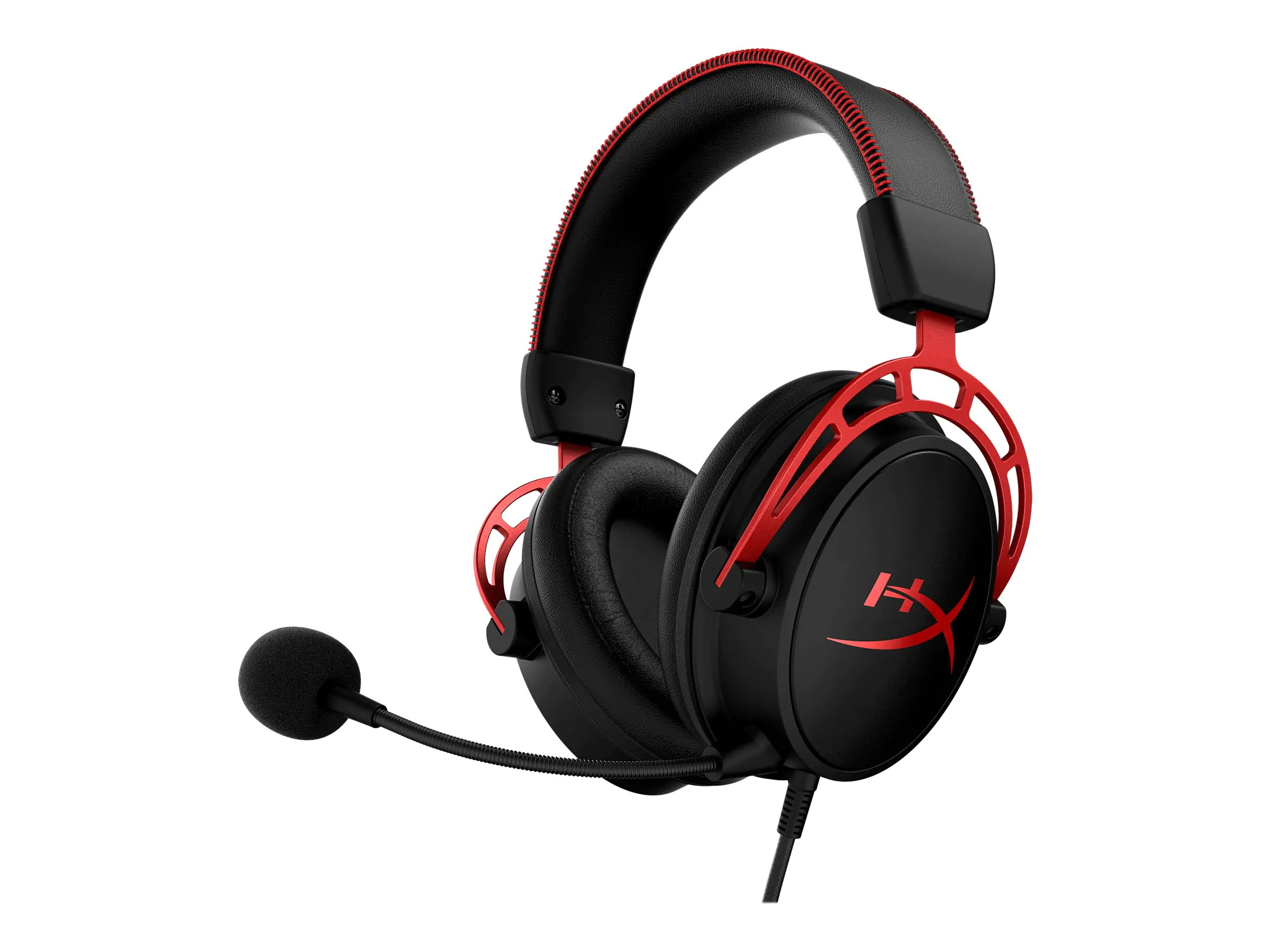 HyperX Cloud Alpha - Cloud Alpha Edition - Headset - ohrumschließend - kabelgebunden - 3,5 mm Stecker - Schwarz, Rot - für Victus by HP Laptop 15, 16; Laptop 14, 15, 17; Pavilion x360 Laptop; Pro 290 G9