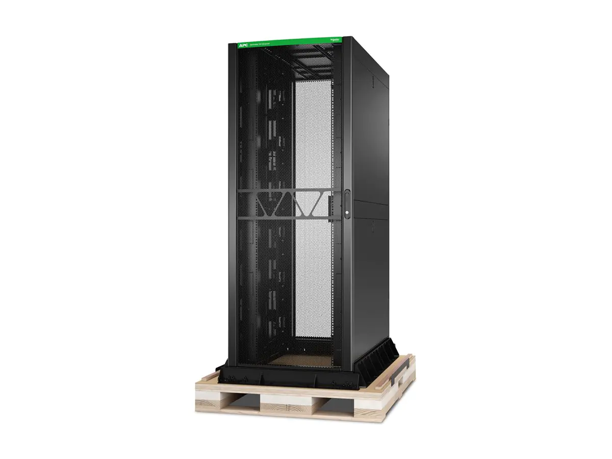 APC NetShelter SX Advanced - Schrank Netzwerkschrank - 750 x 1295 mm, mit Stoßverpackung - bodenstehend - Schwarz - 42HE - 48.3 cm (19") AR9550SPB2