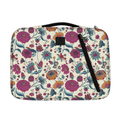 Exacompta Notebookhülle Sleeve 37 x 28 x 2,5 cm (B x H x T) Minifronttasche mit Reißverschluss Polyester, 100 % recycelt mehrfarbig